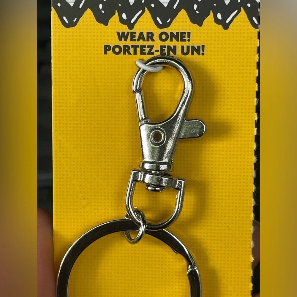 Snoopy Keychain,Peanuts Silver Keychain Clip